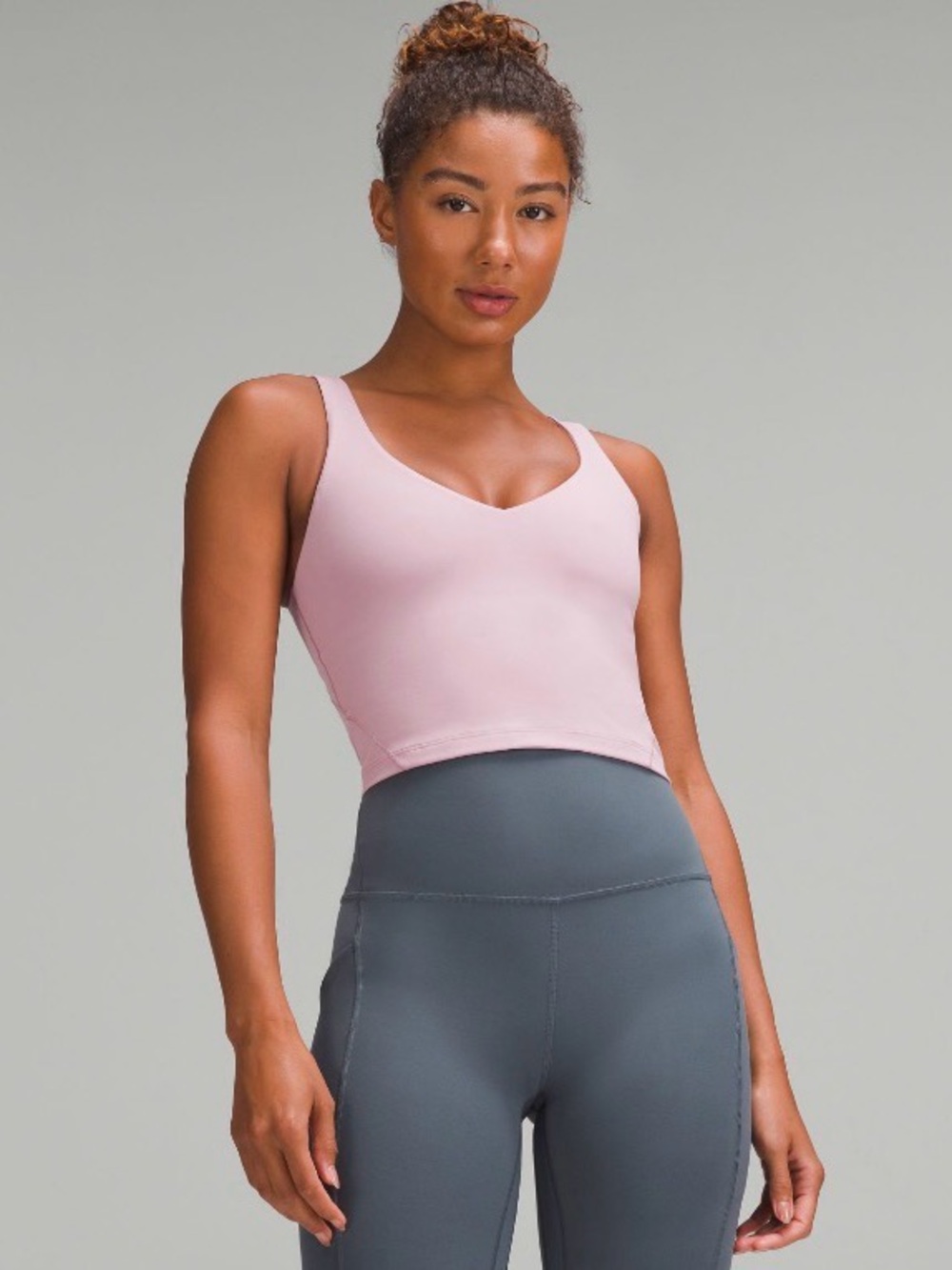 lululemon align tank rose blush size 6
